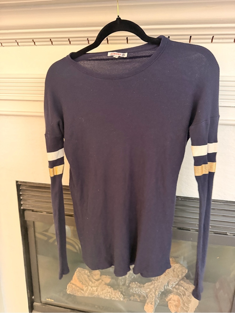 Sundry Deep Purple Knit Top